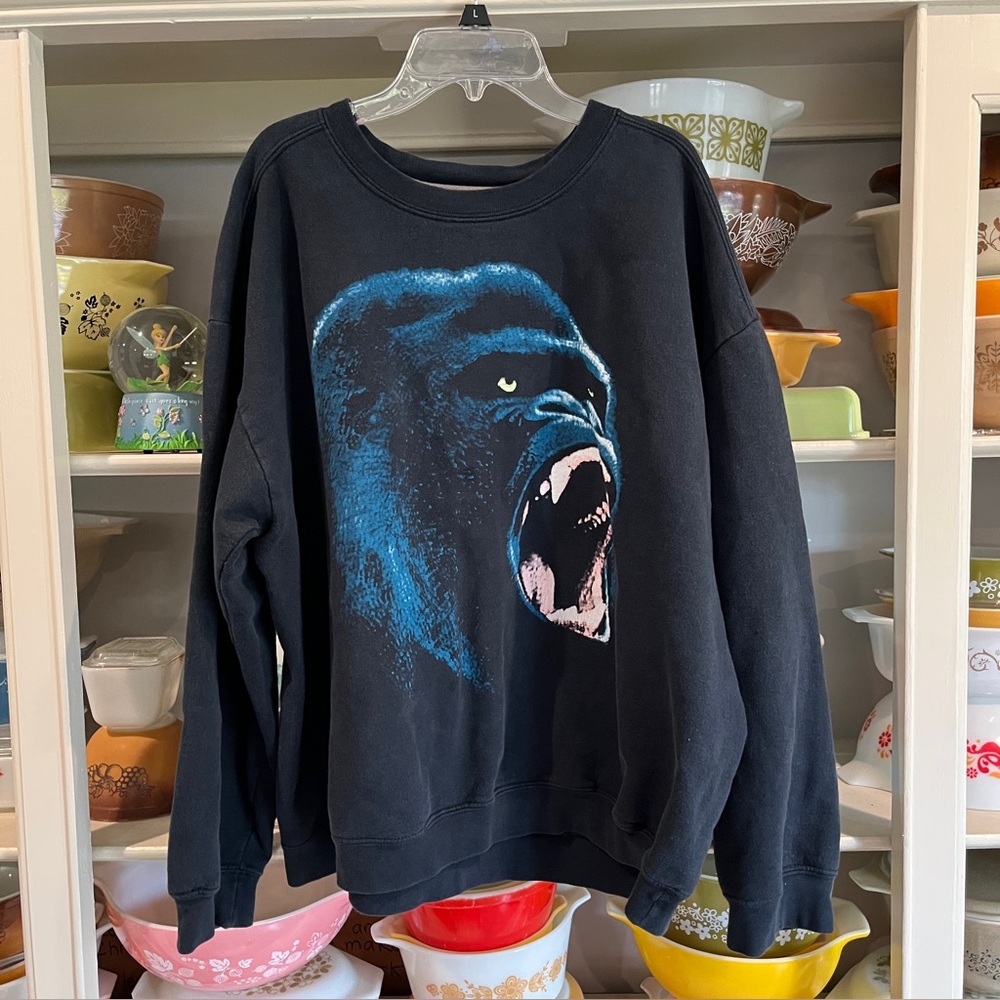 21 MEN 90s Vintage Gorilla Kong Crewneck Sweatshirt Made In USA - Size XL